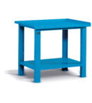 Banco Da Lavoro Work Con Piano In Acciaio, 100cm