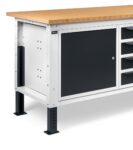 banco-da-lavoro-work-up-work1509-con-1-armadio-a-cassetti-con-4-cassetti-e-1-armadio-con-porta