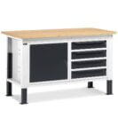 banco-da-lavoro-work-up-work1509-con-1-armadio-a-cassetti-con-4-cassetti-e-1-armadio-con-porta