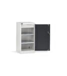 Armadio Con Ante A Battente, L512 X P555 X H1000 Mm, Perfom11004
