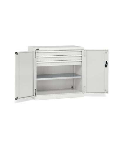 Armadio Con Ante A Battente, L1023 X P555 X H1000 Mm, Perfom12008