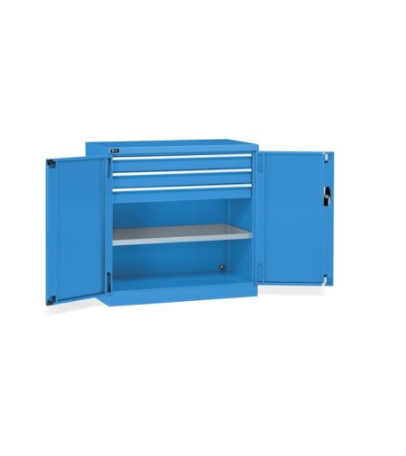 Armadio Con Ante A Battente, L1023 X P555 X H1000 Mm, Perfom12009