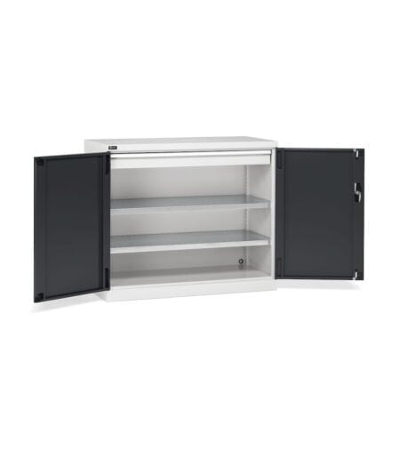 Armadio Con Ante A Battente, L1193 X P555 X H1000 Mm, Perfom15004