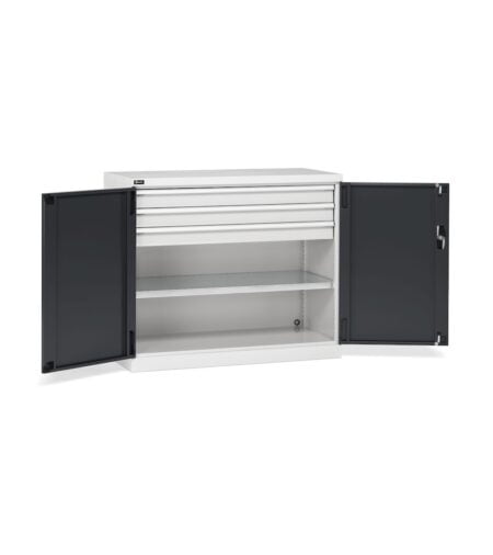 Armadio Con Ante A Battente, L1193 X P555 X H1000 Mm, Perfom15010