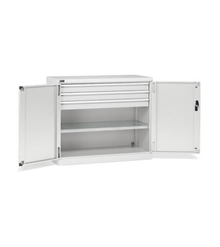 Armadio Con Ante A Battente, L1193 X P555 X H1000 Mm, Perfom15011