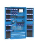 Armadio Porta Attrezzi Con Ante Battente E Accessori, L1023 X P555 X H2000 Mm, Perfom14048