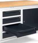 banco-da-lavoro-work-up-work2009-con-1-armadio-con-4-cassetti-e-2-armadi-con-porta