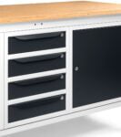 banco-da-lavoro-work-up-work2009-con-1-armadio-con-4-cassetti-e-2-armadi-con-porta