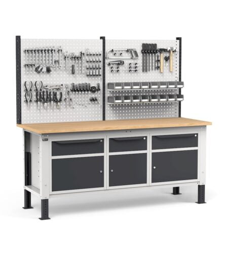 Banco Regolabile Completo Work2034, 200cm