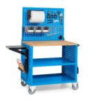 carrello-clever-large-con-piano-in-legno-piano-aggiuntivo-pannelli-e-parete-forati-completo-di-iron-team-clever1027