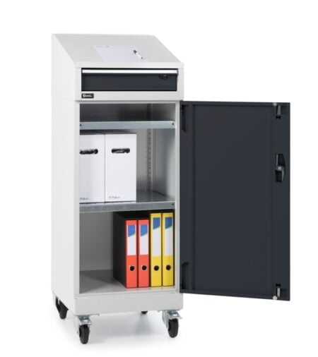 Scrivimpiedi Con Ruote, L512 X P555 X H1409 Mm, Perfom11017