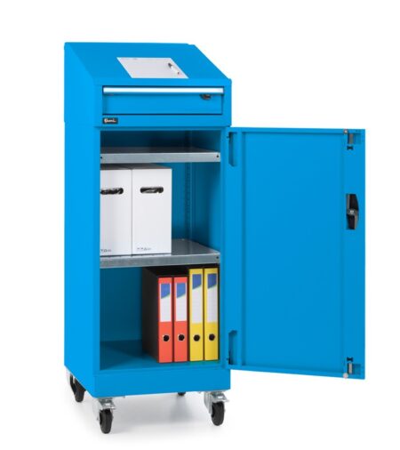 Scrivimpiedi Con Ruote, L512 X P555 X H1409 Mm, Perfom11019