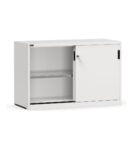 Armadietto Metallico Con Porte Scorrevoli E Ripiani, L1428 X P600 X H915 Mm, Ral7035, Perfom20005